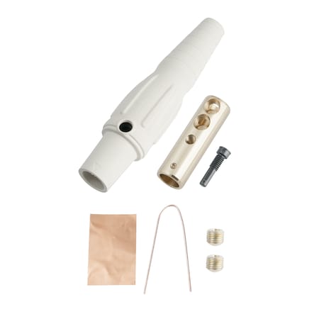 Marinco Cls2Fb-B Cls Inline Single Pin (400A/600V) No 6-No 2 Awg Fem-Wht (B) CLS2FB-B